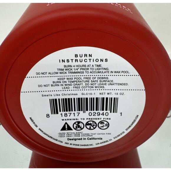 COCO BY STONE SMELLS LIKE CHRISTMAS BOUGIE PARFUMEE CANDLE - Picture 3 of 3